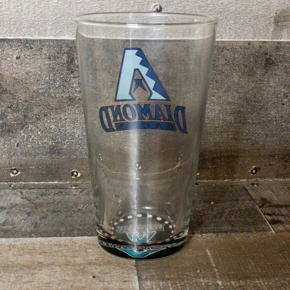 VINTAGE ARIZONA DIAMONDBACKS 2002 BEER GLASS PINT RETRO MLB TEAM 16OZ - Picture 4 of 5